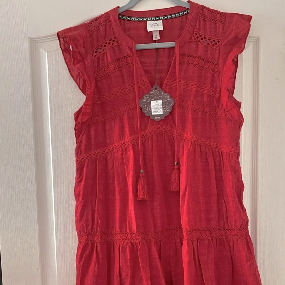 KNOX ROSE Red Dress - Size M - Brand New